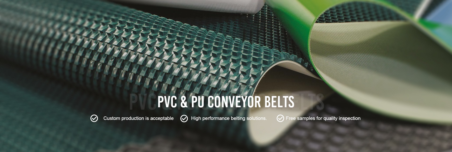 PVC :PU belt