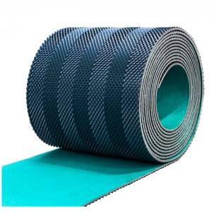 Industrial pvc saw tooth marble conveyor belt
